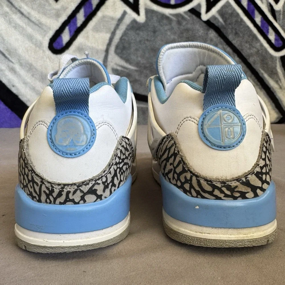 Size 8 - Air Jordan Spizike Low UNC Men's White Blue Shoes FQ1759-141